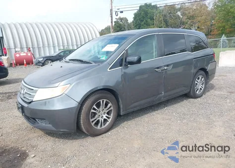 2011 Honda Odyssey Ex-L from USA, damaged, VIN 5FNRL5H61BB020914